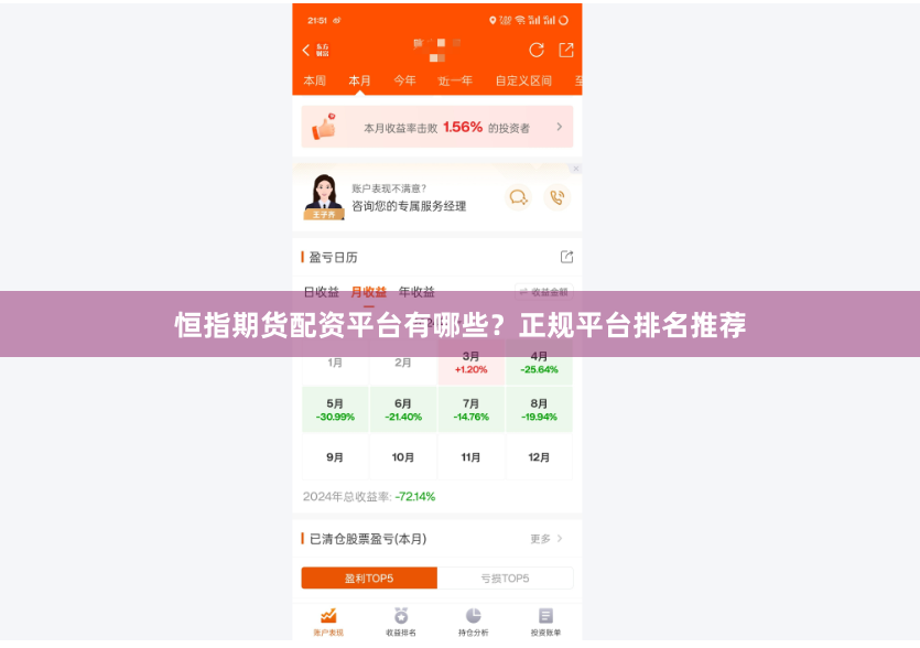 恒指期货配资平台有哪些？正规平台排名推荐