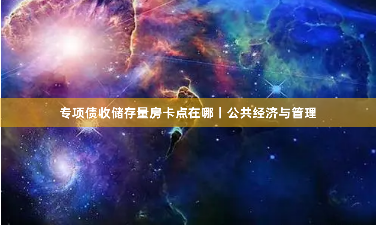 专项债收储存量房卡点在哪丨公共经济与管理
